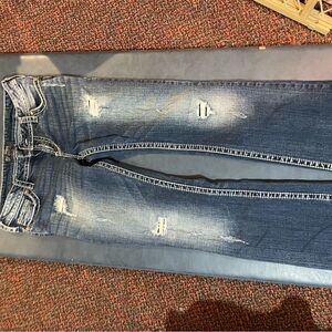 Silver Jeans Women's Faded Blue Boot Cut Jeans